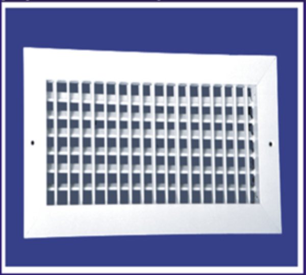 Rejilla de Pared Doble Aleta con/sin Dámper Laminaire
